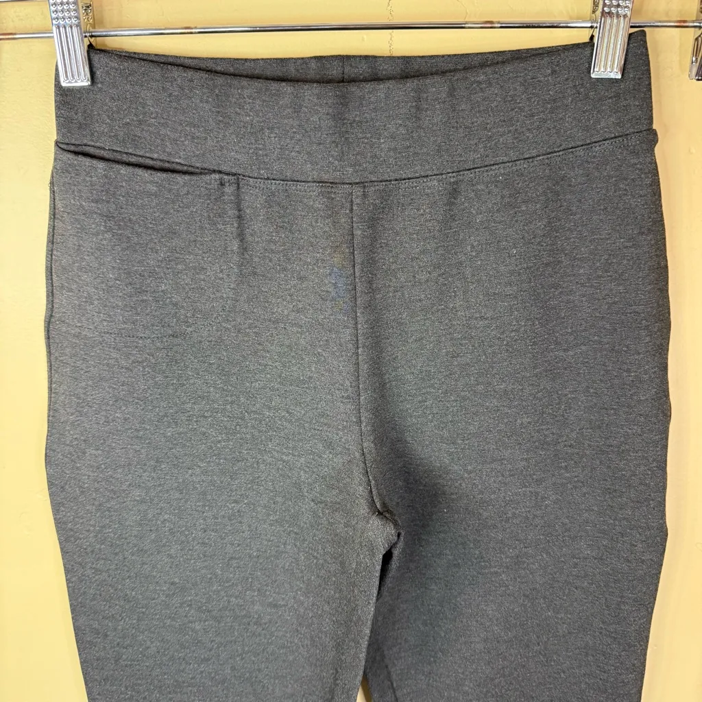 NWT Quince Women's Ultra-Stretch Ponte Straight Leg‎ Pants Charcoal Gray Small - Image 3