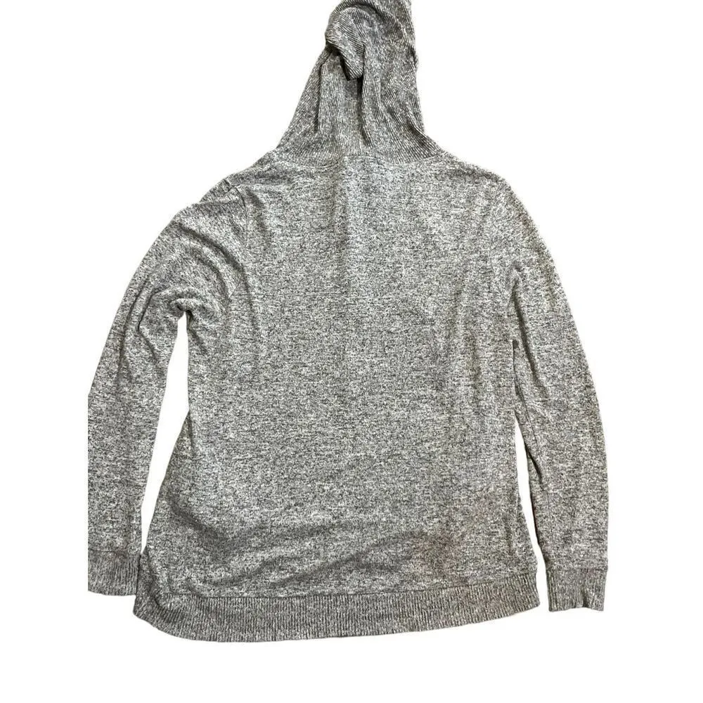 Anthropologie Saturday Sunday womens Heathered gray pullover hoodie size Small - Image 2