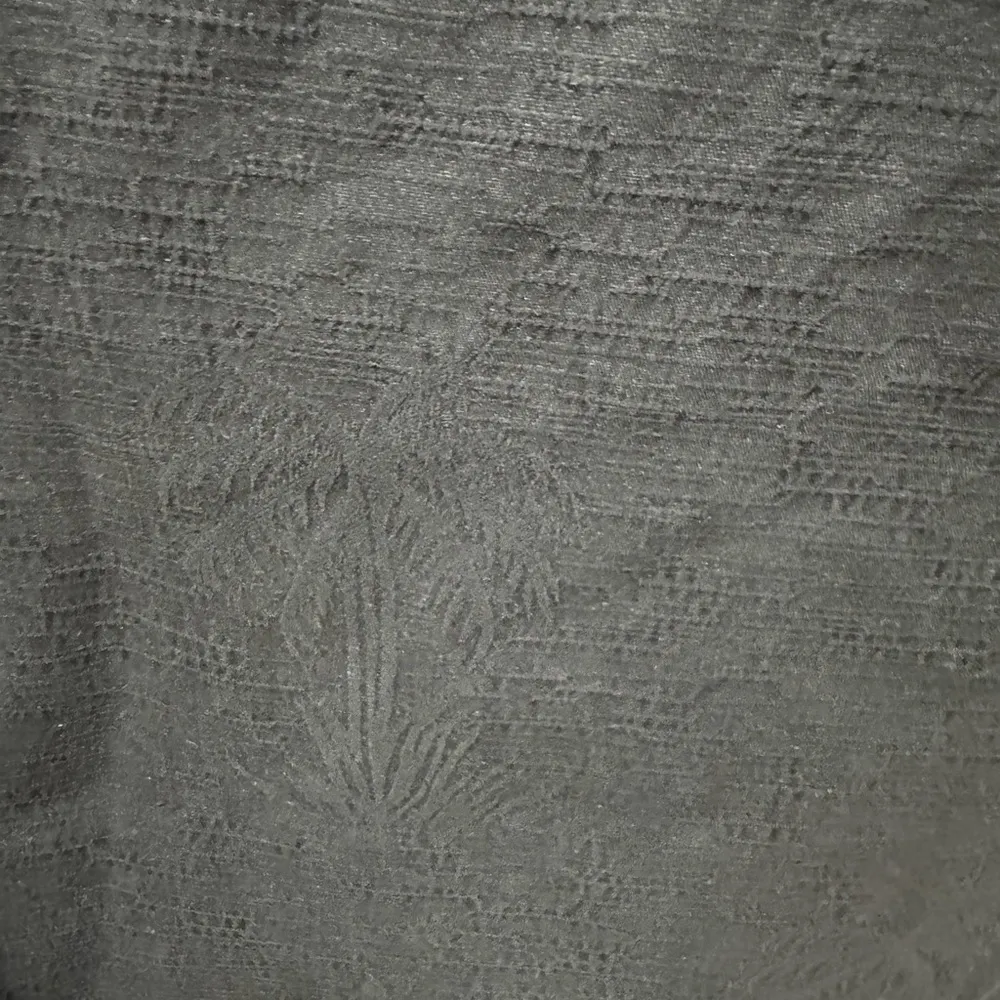 Tommy Bahama Black Silk Maxi Dress M w/ Wood Beaded Overlay Vest - Image 8