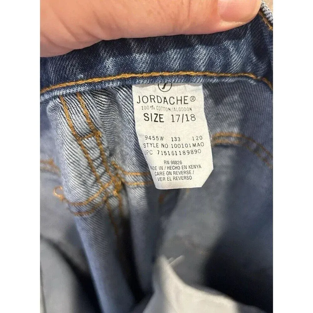 Deadstock 90s Y2K Vintage Jordache High Waisted Jeans 17/18 Classic Tapered‎ NWT - Image 8