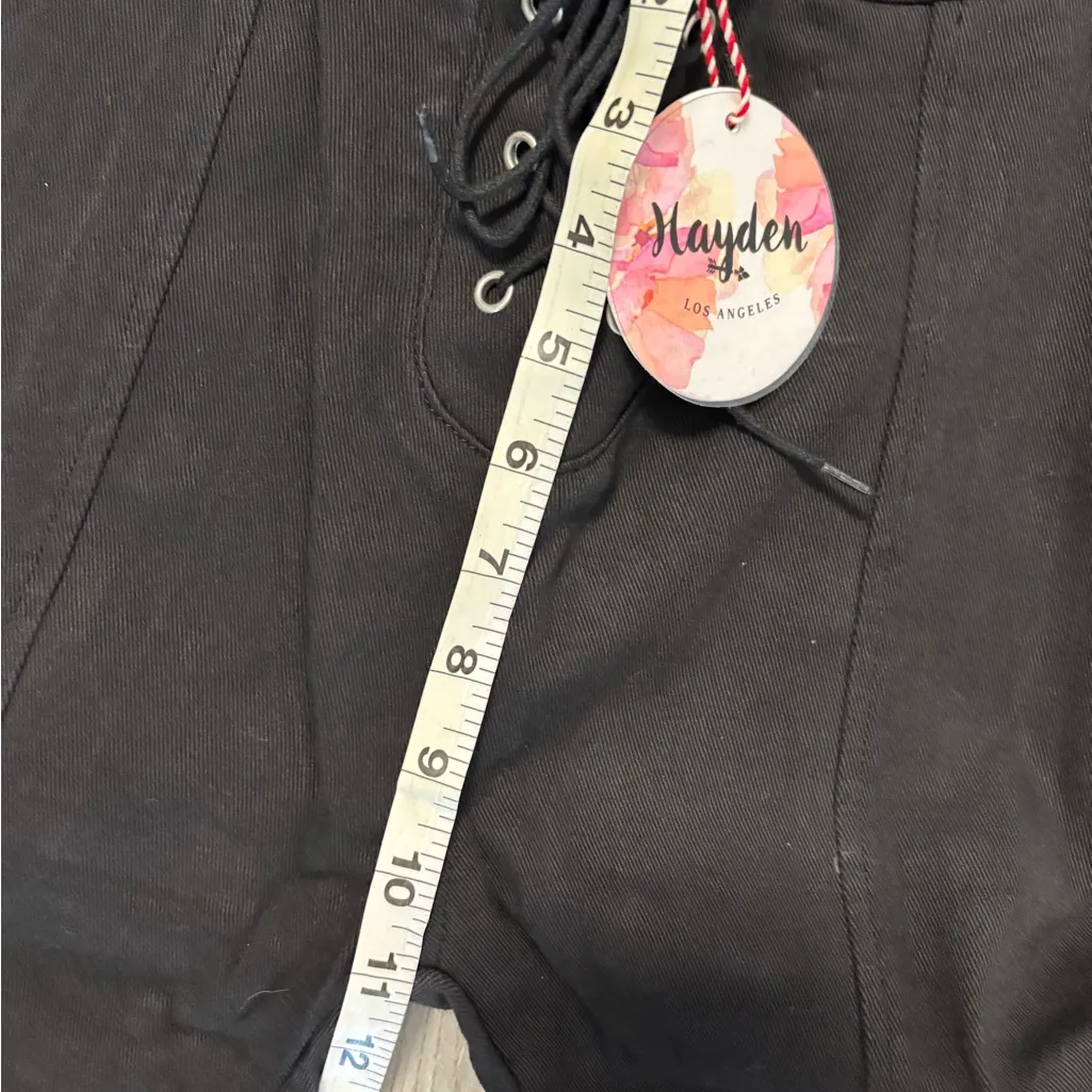 Hayden Lace-Up Front Pants | NWT | Size Medium/ also has side zipper - Image 5