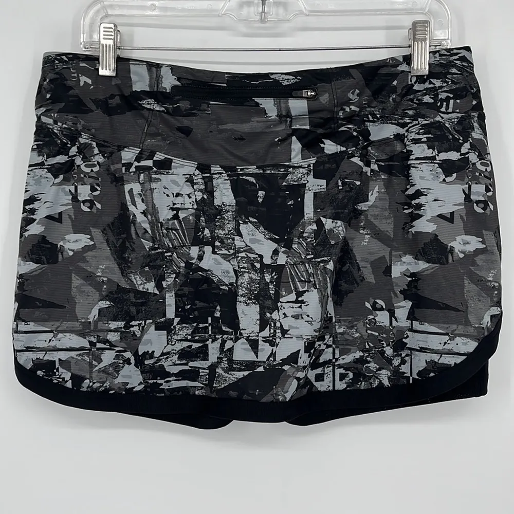 The North Face Kick Up Dust Running Skort Black Gray Size Large - Image 9