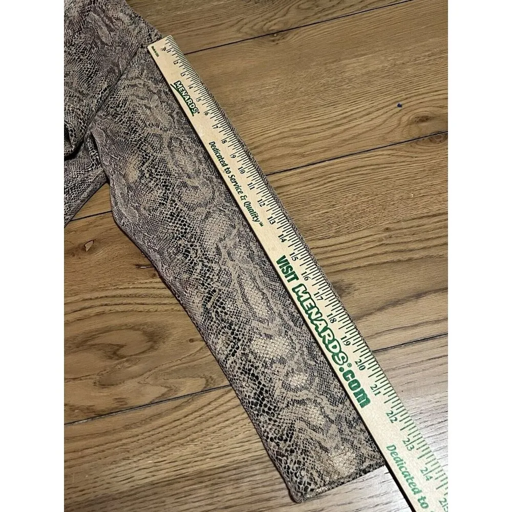 Ethyl Clothing Women Long Sleeve Blouse Size XL Snake Print Designer Career City - Image 12