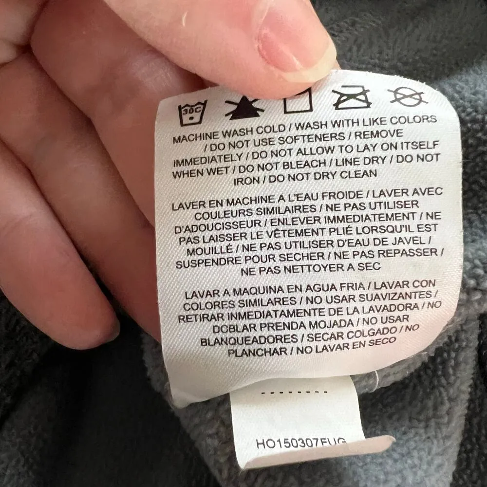 Nike Womens ThermaFit Athletic Hoodie Hooded Sweatshirt Pullover Pink Gray Large - Image 11