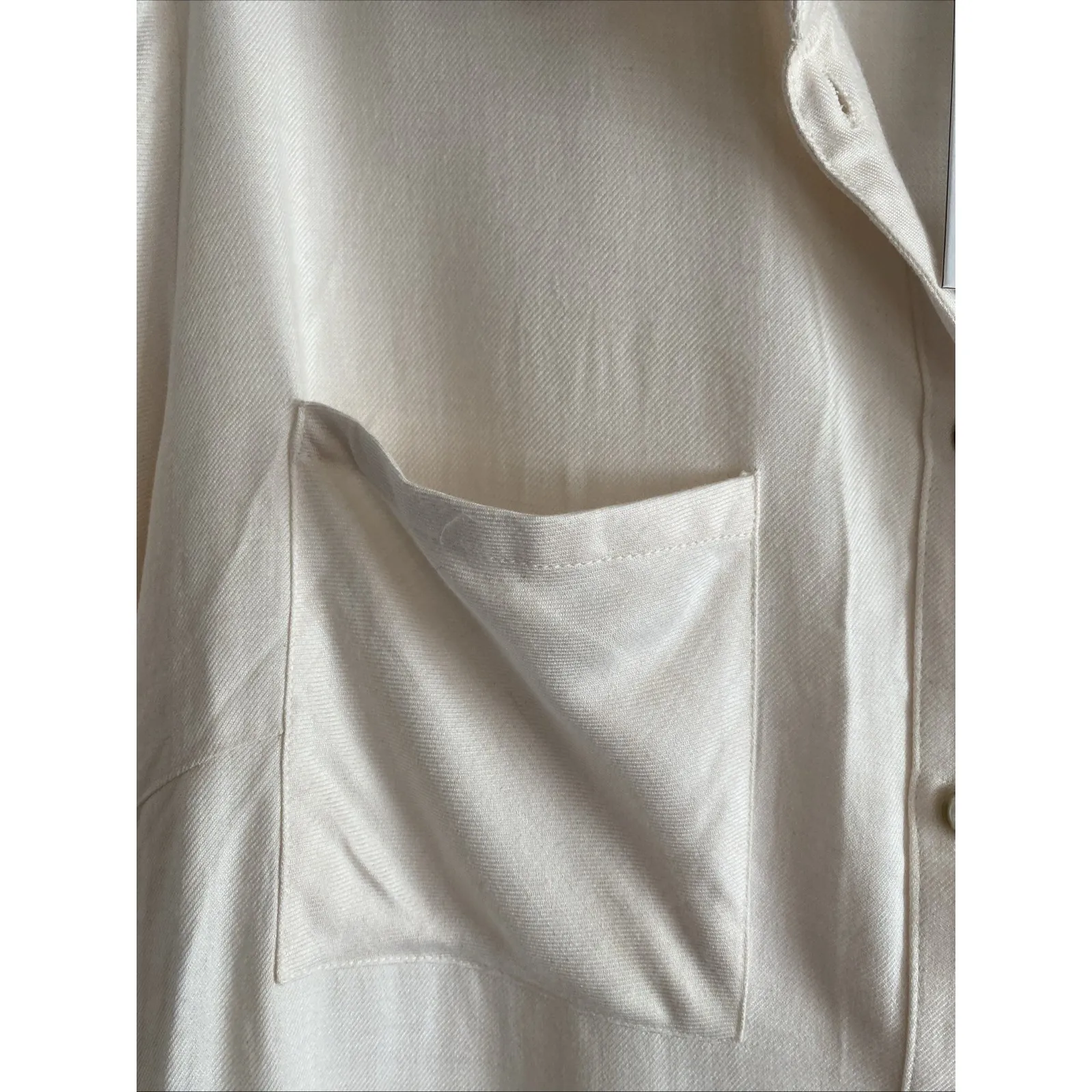 Sanctuary Womens 2X Ivory Button Down Top New Corpcore - Image 4