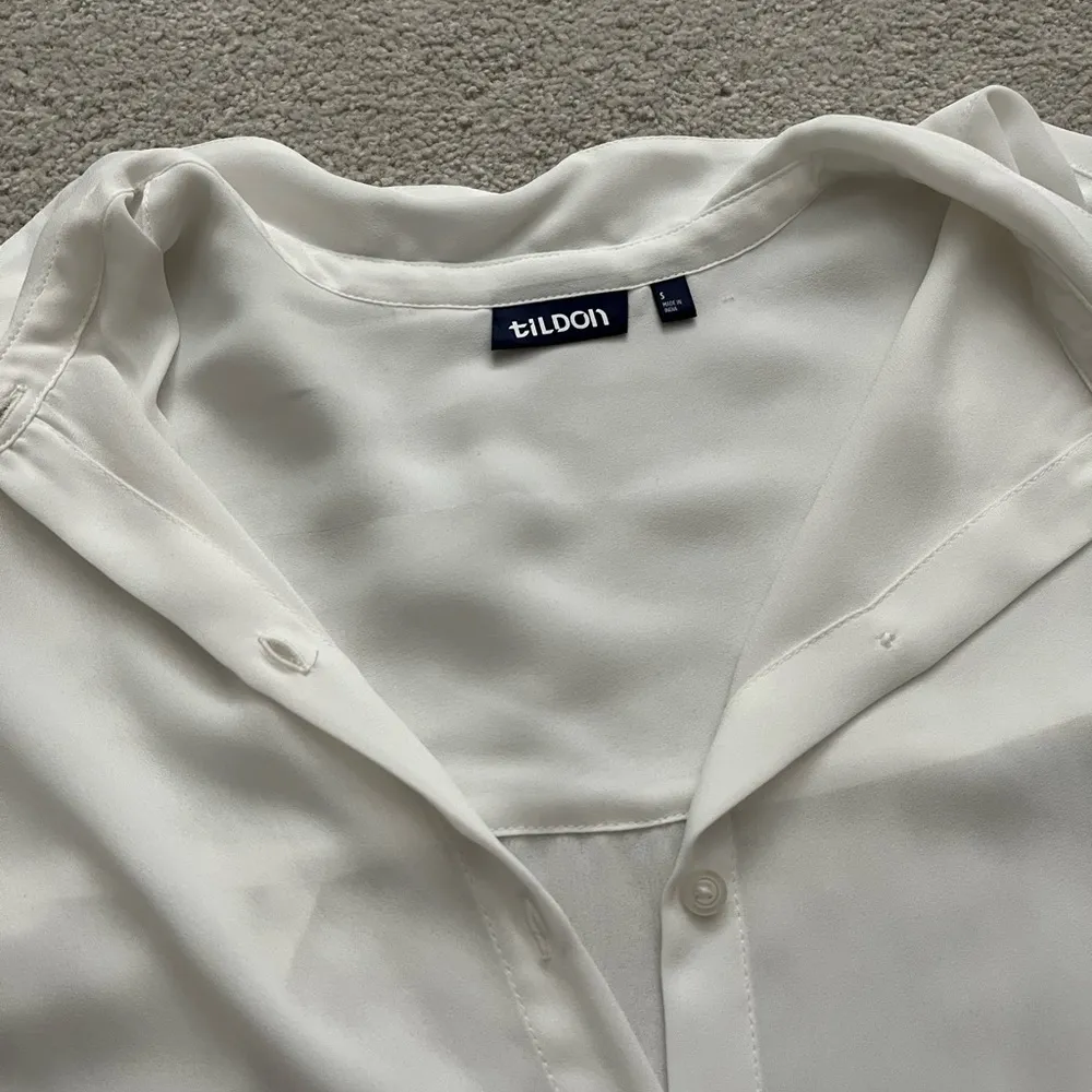 White Women’s Button Down Blouse - Image 2