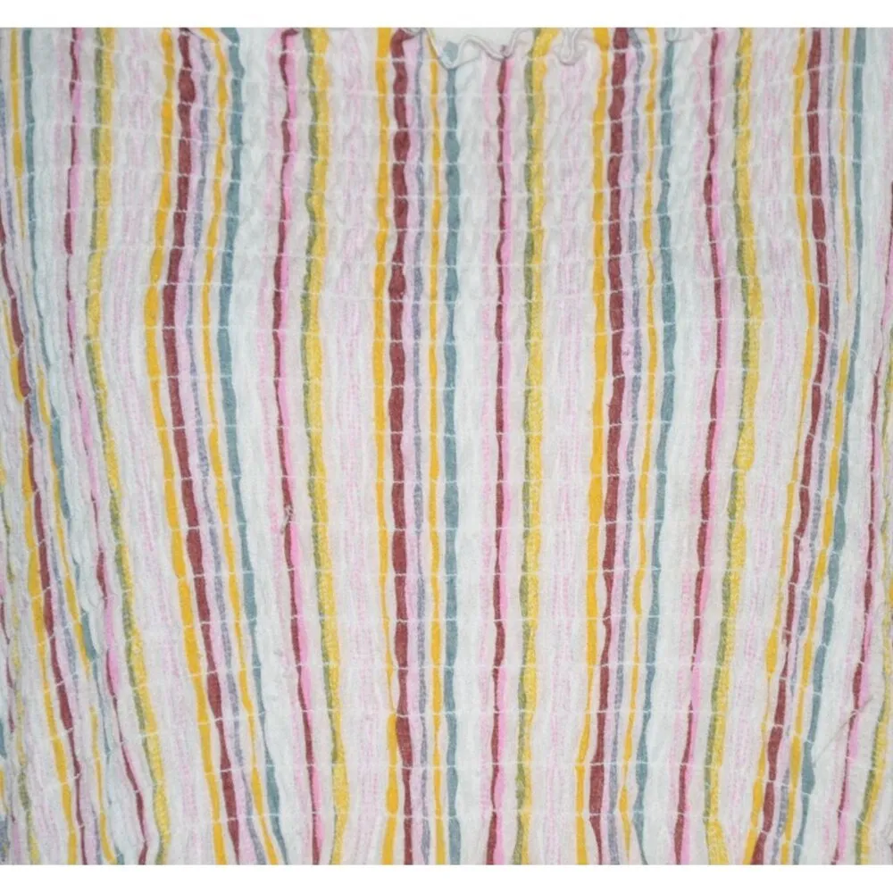 Wild Fable Striped Sleeveless Maxi Dress Plus Size 4X Tie Up Straps Sundress - Image 3