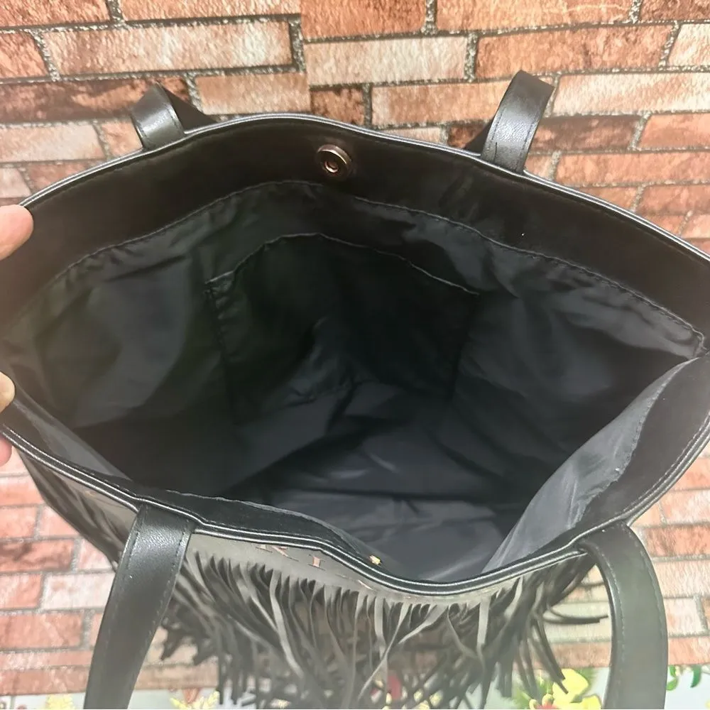 Victorias Secret Fringe shoulder tote Bag - Image 9