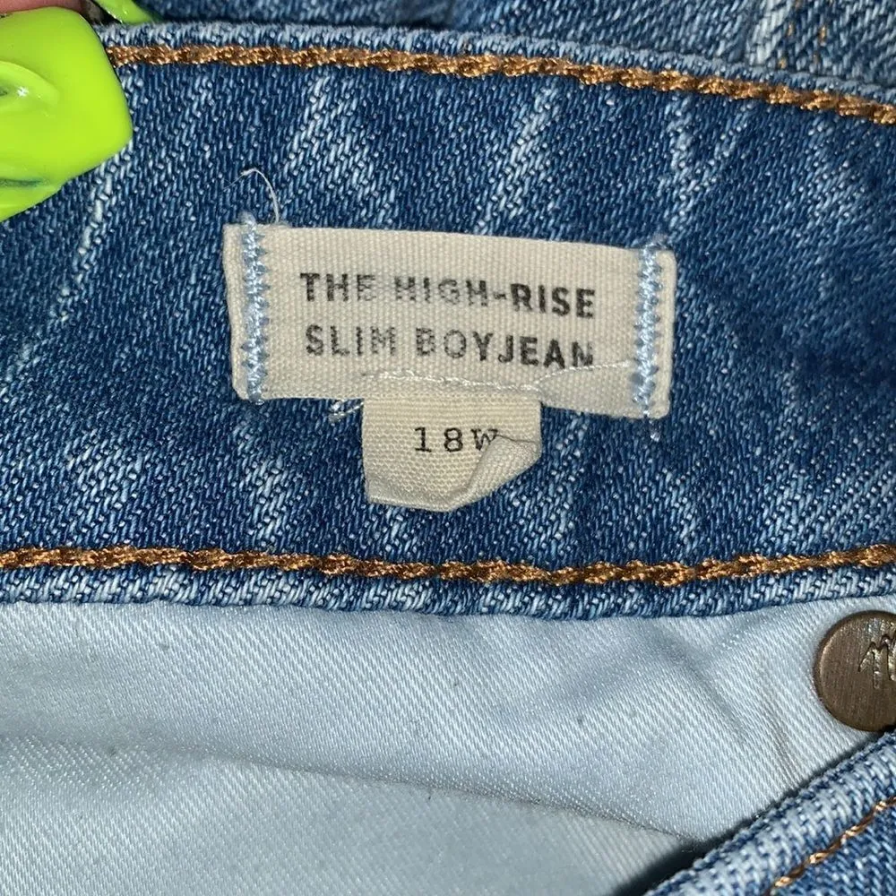 Madewell The High Rise Slim Boyfriend Jeans - Image 4