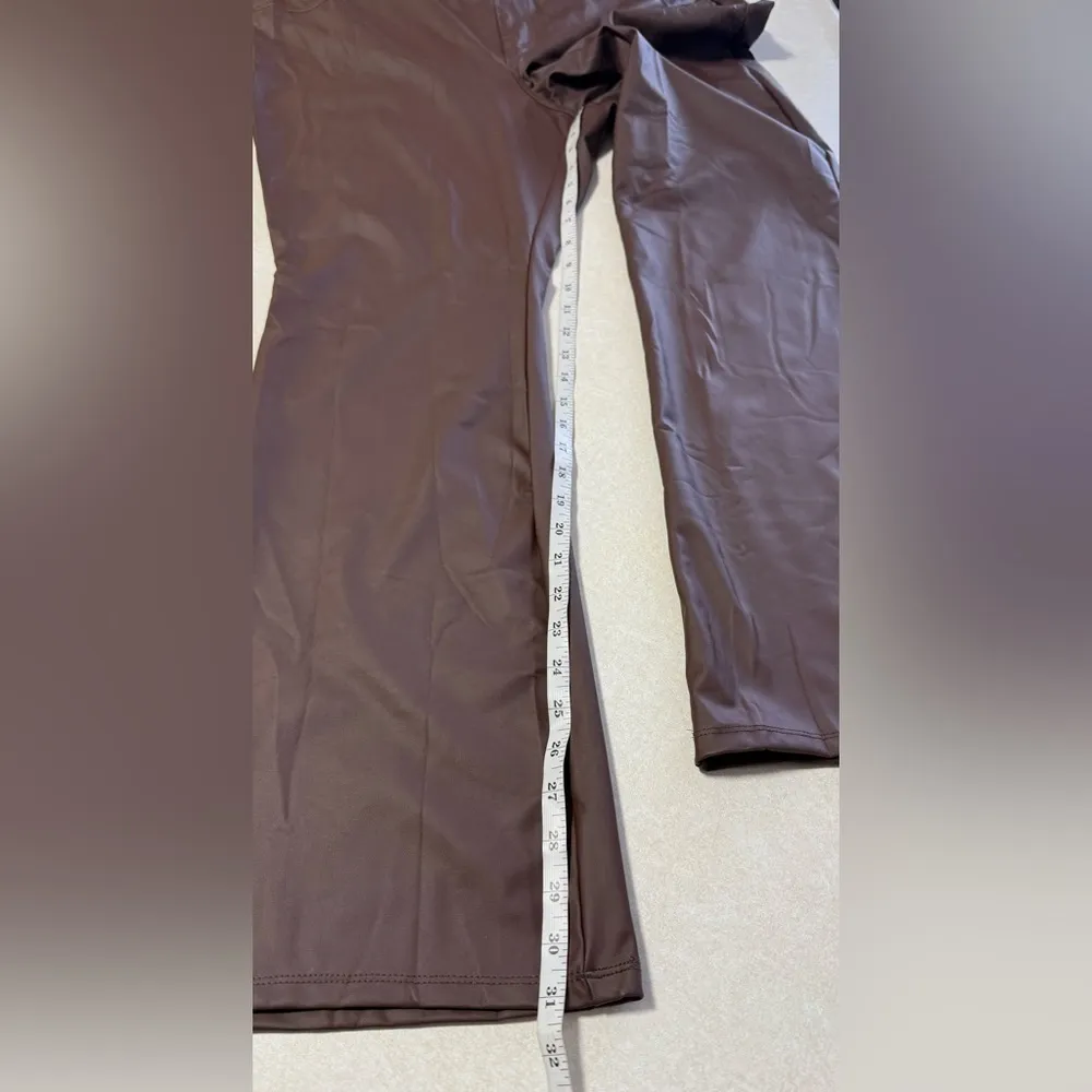 Torrid Women's Full Length Signature Waist Faux Leather Slim Boot Legging Sz 3X - Image 15