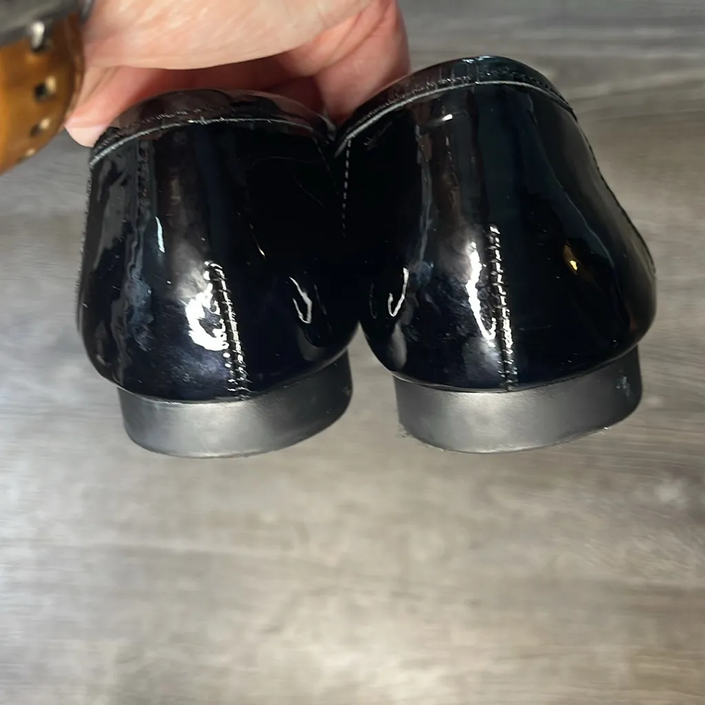 Kate‎ Spade Women's Black Patent Leather Ballet Brazil Flats Size 6.5 - Image 6