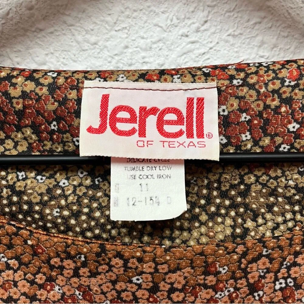 70s Vintage Floral Maxi Dress Small Cottagecore Liberty Floral Hippie Prairie - Image 8