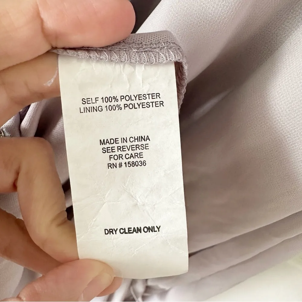 NWT  Jane Convertible Chiffon Maxi Dress in Lilac sz XXL - Image 9