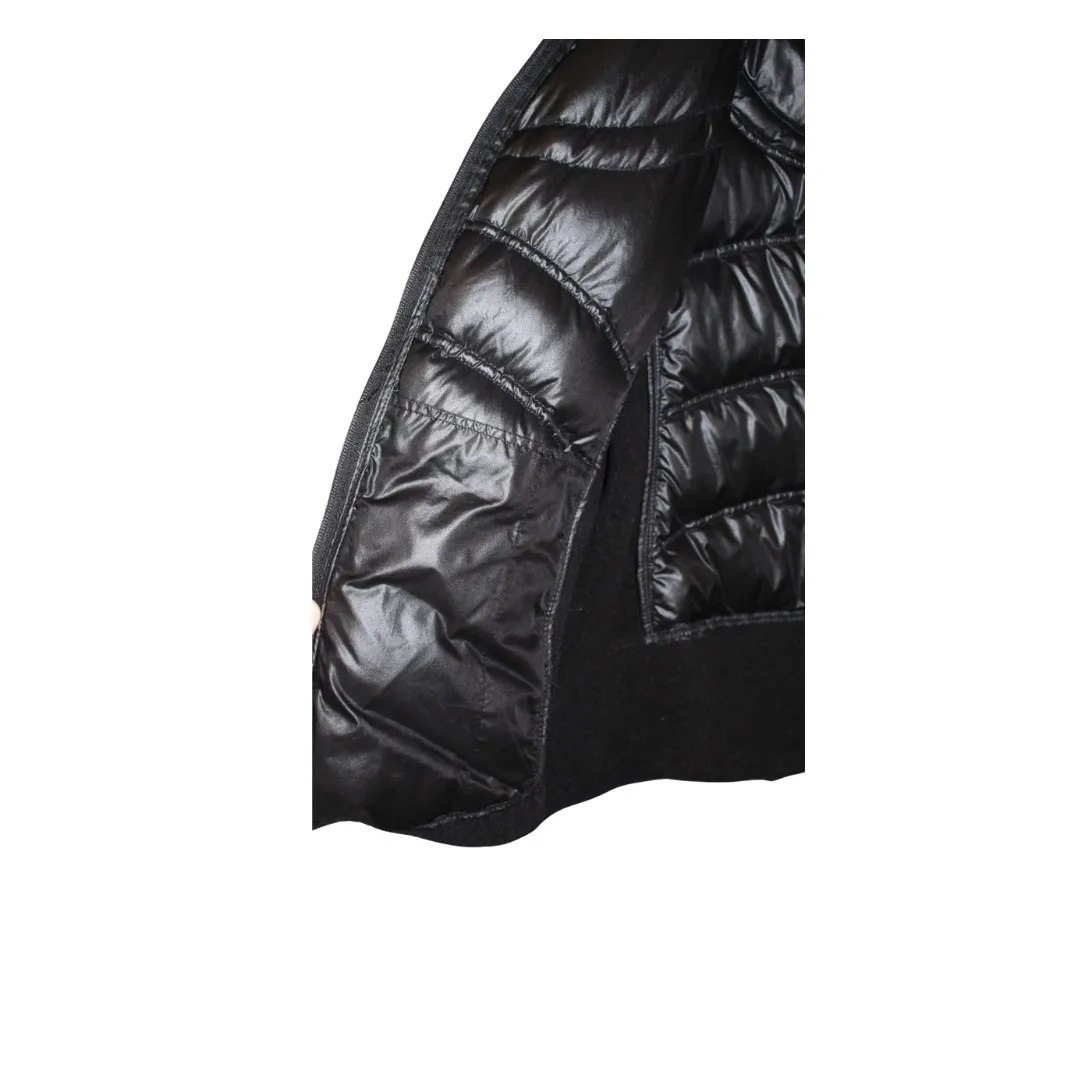 London Fog Women's Size Small Knit Sleeve Down Black Puffer Jacket - Image 4