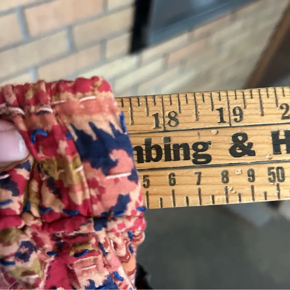 Free People  Dakota Skies Kanthi Camo Quilted Boho Shorts Size Large - Image 8