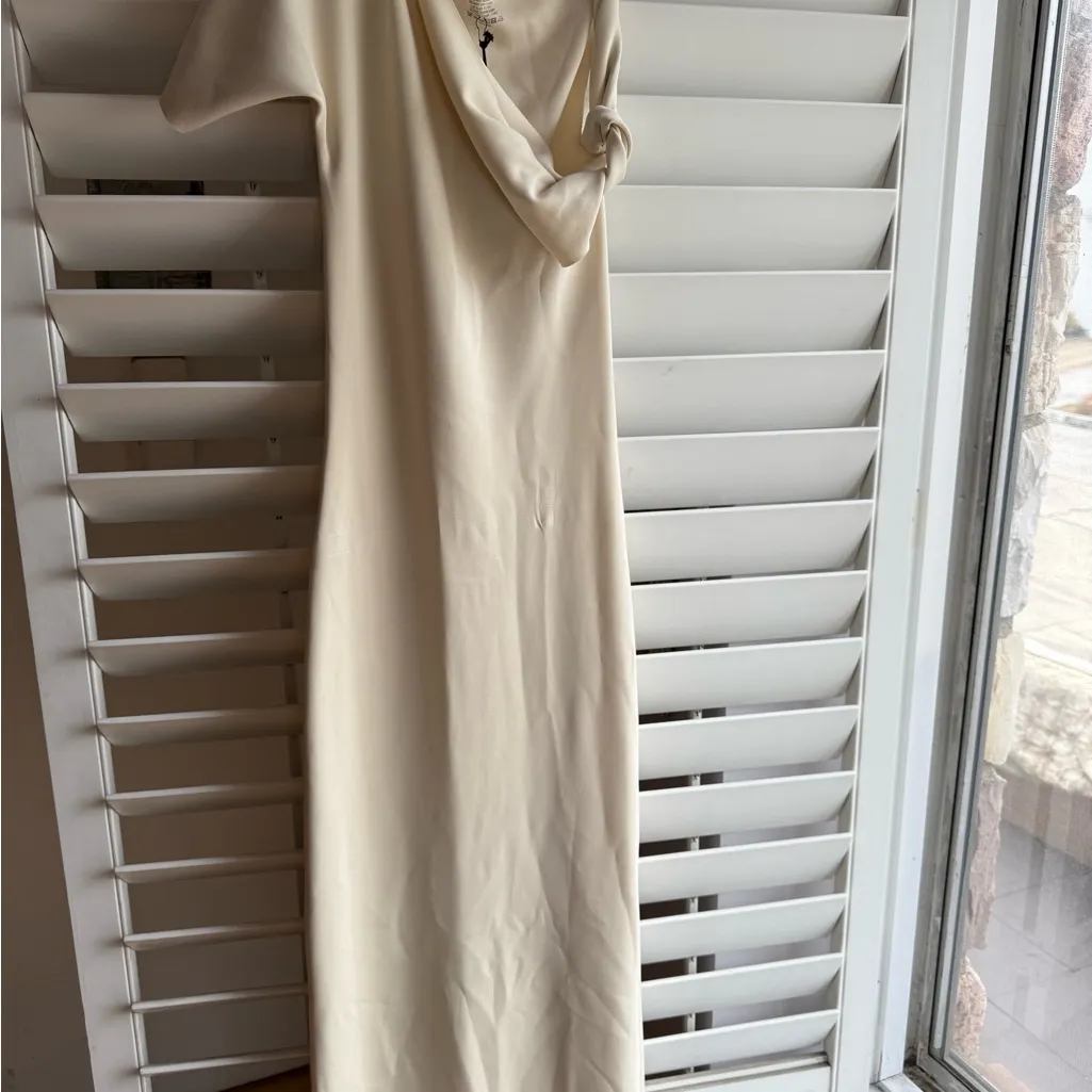 Khy Sueded Stretch One Shoulder Maxi Dress - Image 7