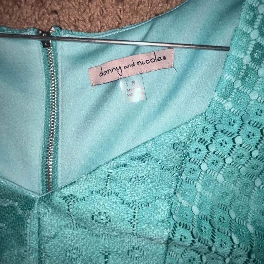 Danny & Nicole Sleeveless Lace Fit & Flare Dress - Image 5