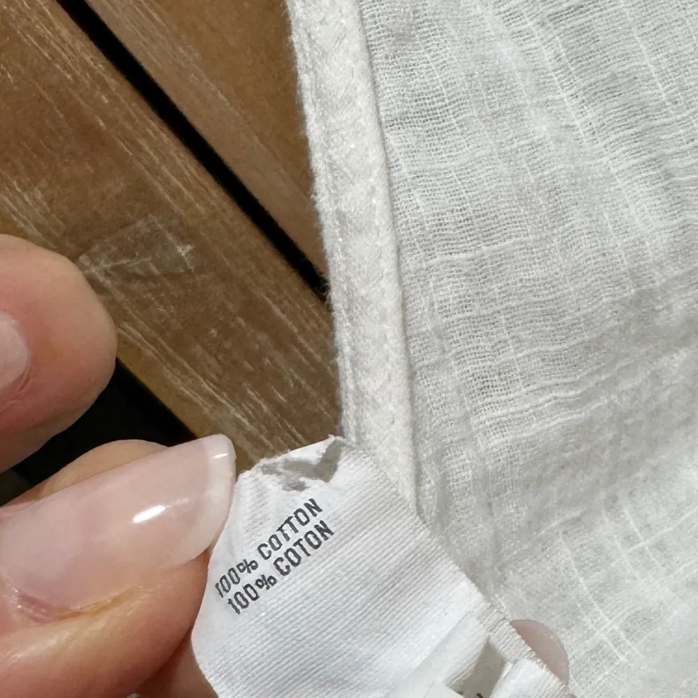 Shortall romper overalls cotton adjustable tie straps square neck white - Image 7