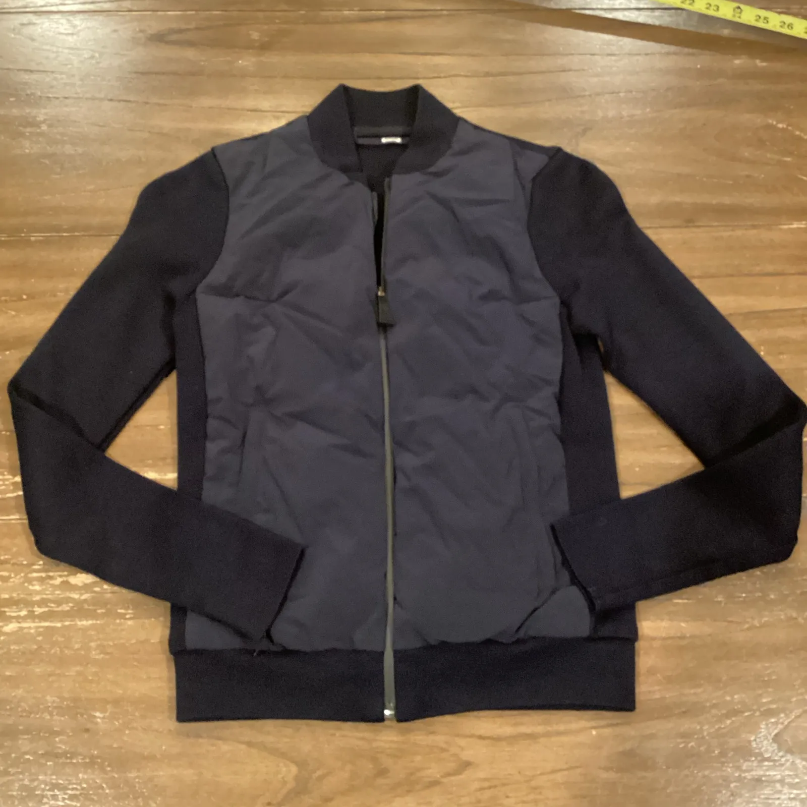 Aztech Mountain Dale of Aspen puffer down Jacket size 38 US 2 Navy Blue - Image 2