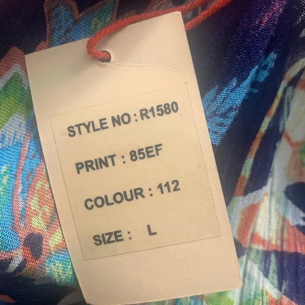 Raga Nocturnal Affair Floral Butterfly Bird Printed Mini Skirt Size‎ US Large - Image 11