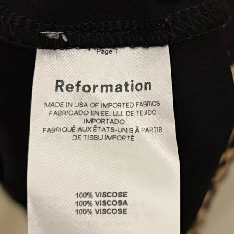 Reformation Kristine Asymmetric Off Shoulder Leopard Print Mini Dress Size 4 - Image 7