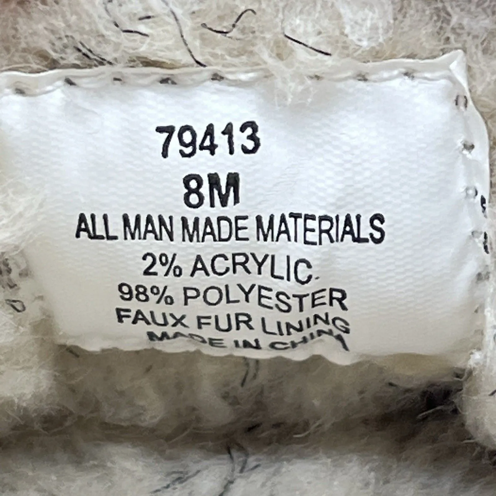 CLARKS Women's Quilted Corduroy w/Faux FurScuff Slipper Model 79413 Black-8-NWOB - Image 7