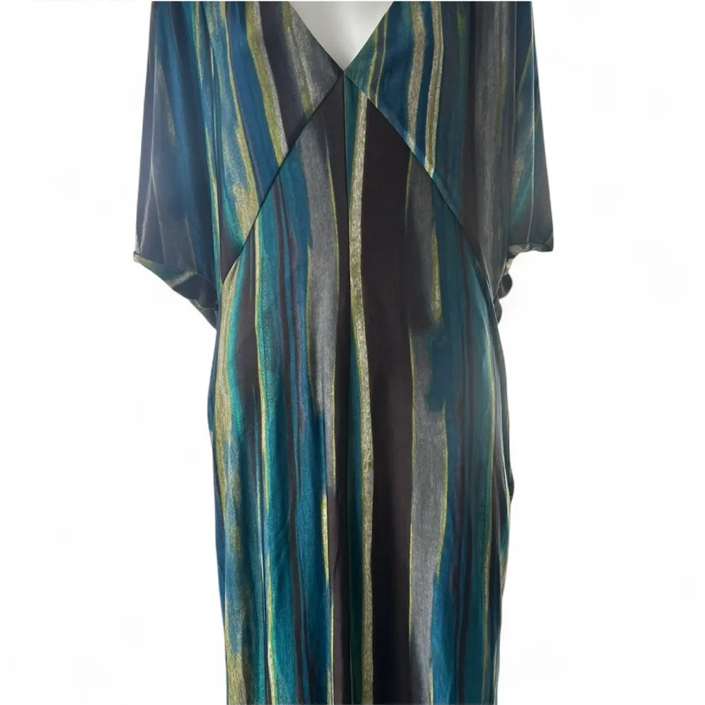 Rabbit Rabbit Rabbit Multicolor Striped Dress Green Size 14 - Image 4