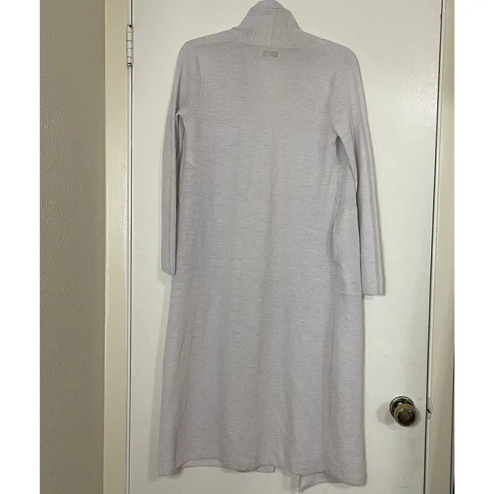 Aritzia babaton gray long sleeve knit light weight duster cardigan size small - Image 6
