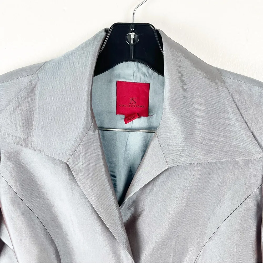 JS COLLECTIONS 2 Piece Jacket With Matching Long Skirt, Size 6 - Image 4