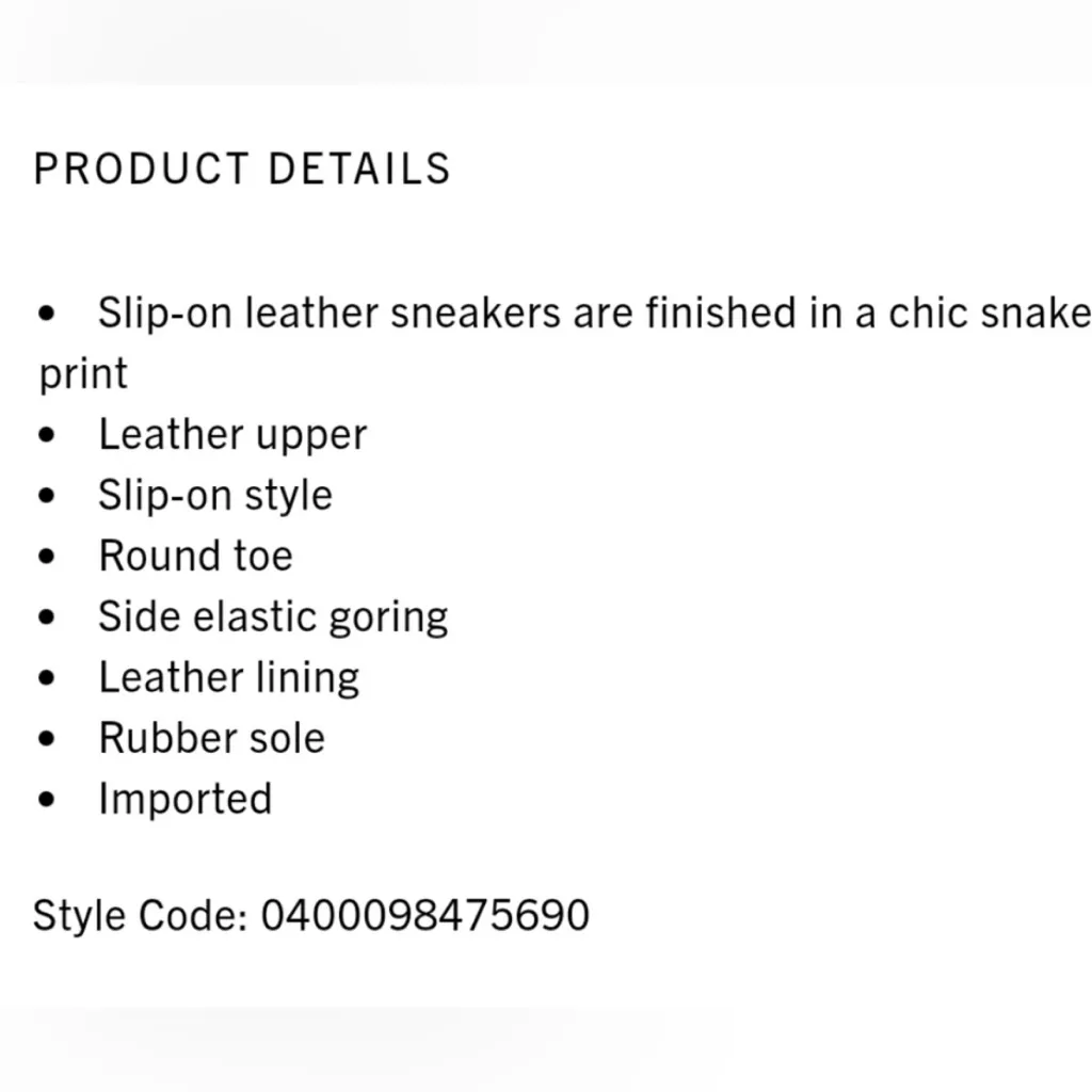 Vince Blair Black and White Snake Print Shoes slip on sneakers - Image 2