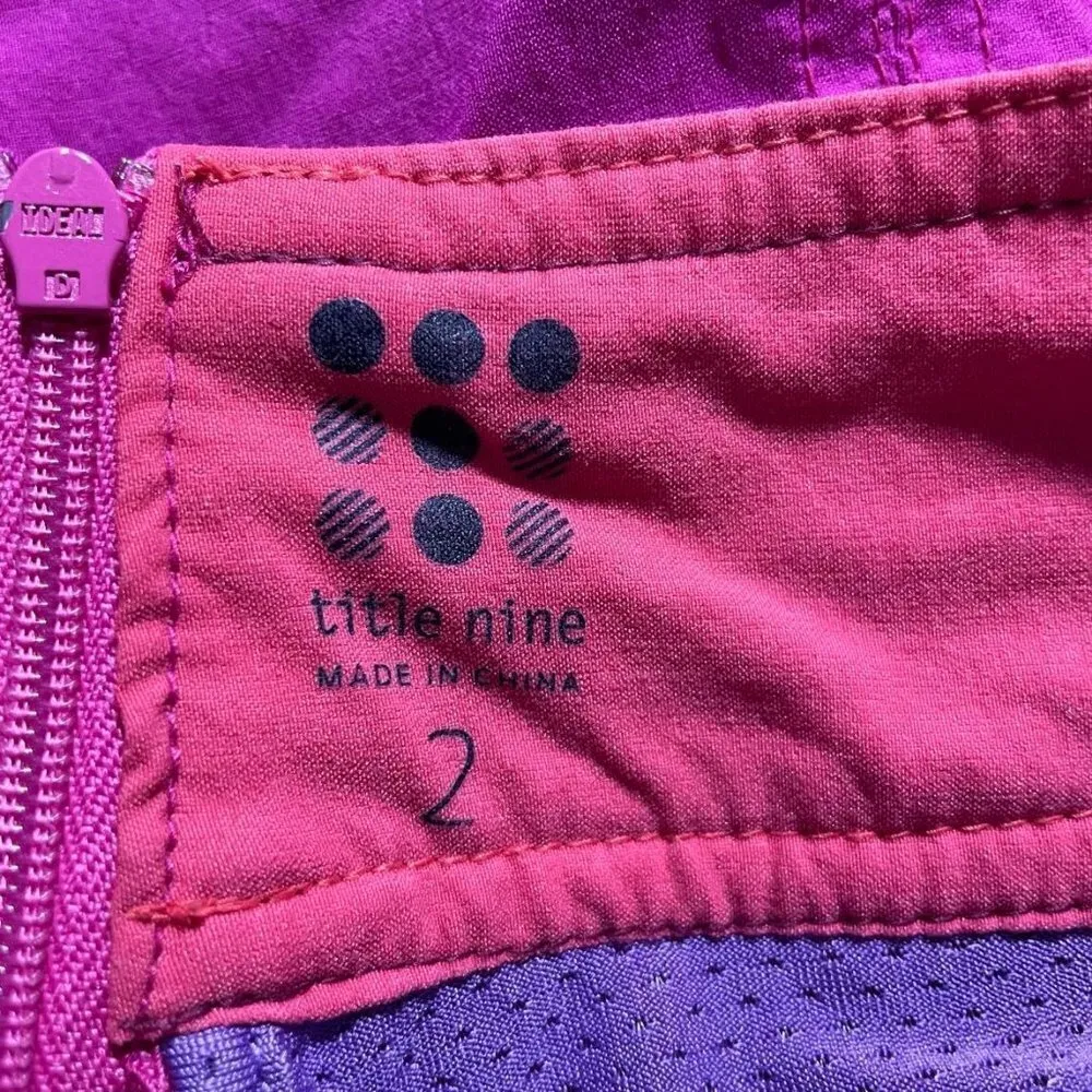 Title Nine Size 2 Skirt Skort Tennis Golf Pickle Ball Athletic - Image 5