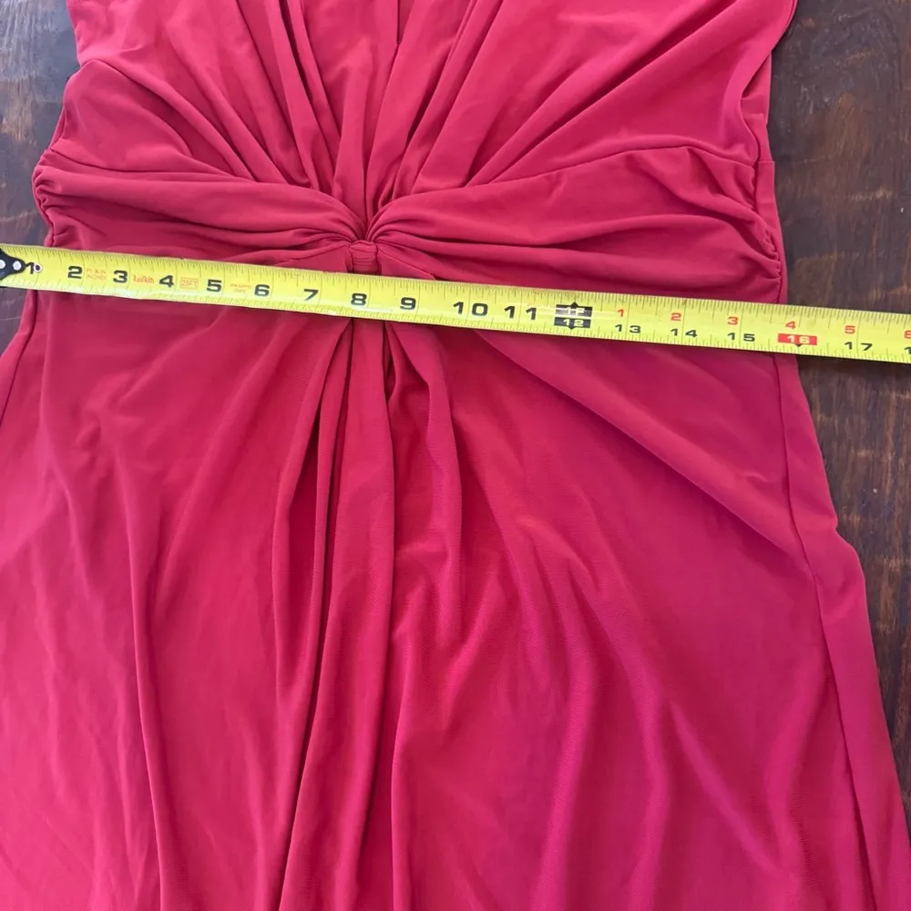 Iman Elegant Red Maxi Dress Size M - Image 8