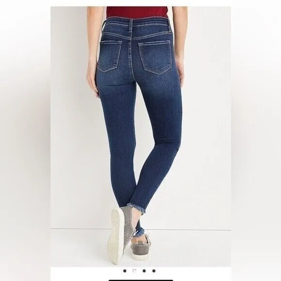 Maurice's KanCan High Rise Skinny Jeans Stretch Dark Wash Women's Size 24x29 New Blue - Image 10