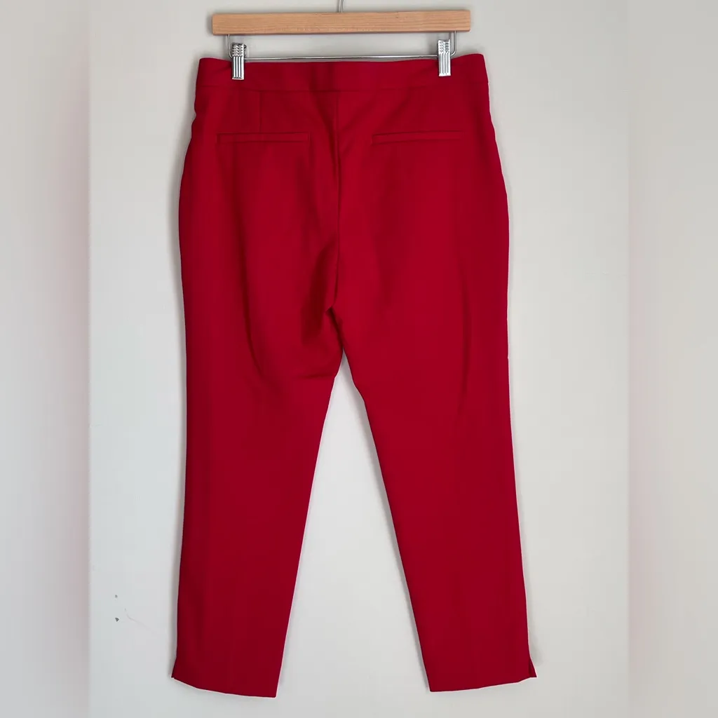 Zara Women's Suit Set Matching Blazer Pants Set Red Sz 8 / 6 Tailored - Image 9