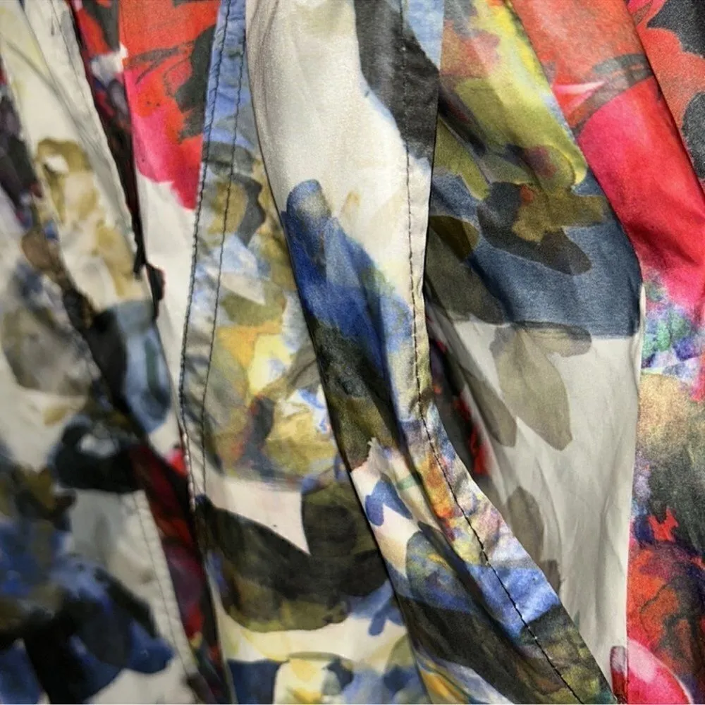 Karen Kane Floral Print Windbreaker lightweight 
Jacket(Size Medium) - Image 8