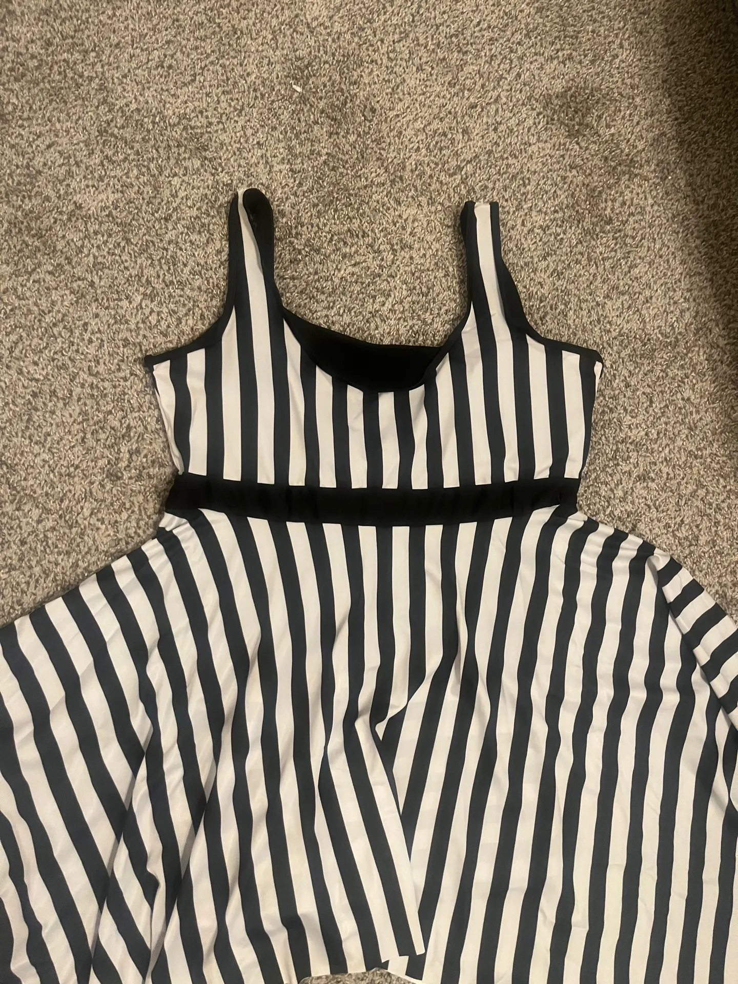 Swimsuit Swimwear Women Stripes Bathing Suit Bow Belted Beach Wear High Waisted Monokini Swim Wear - Image 6