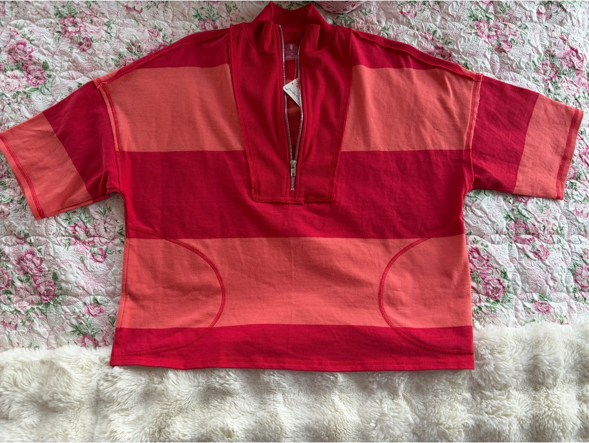 Free People Retro Rugby Set Top  - Image 2