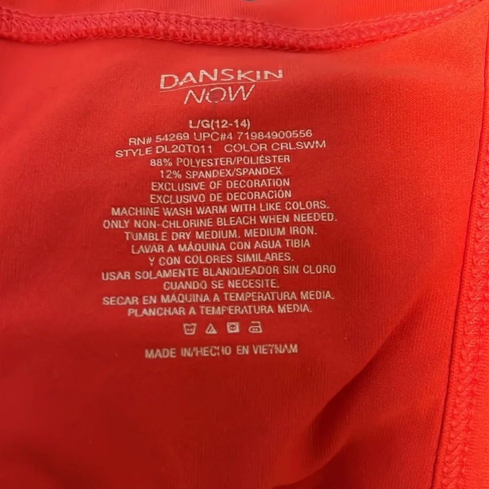 Danskin Now tank top.‎ Size L Red Size L - Image 6