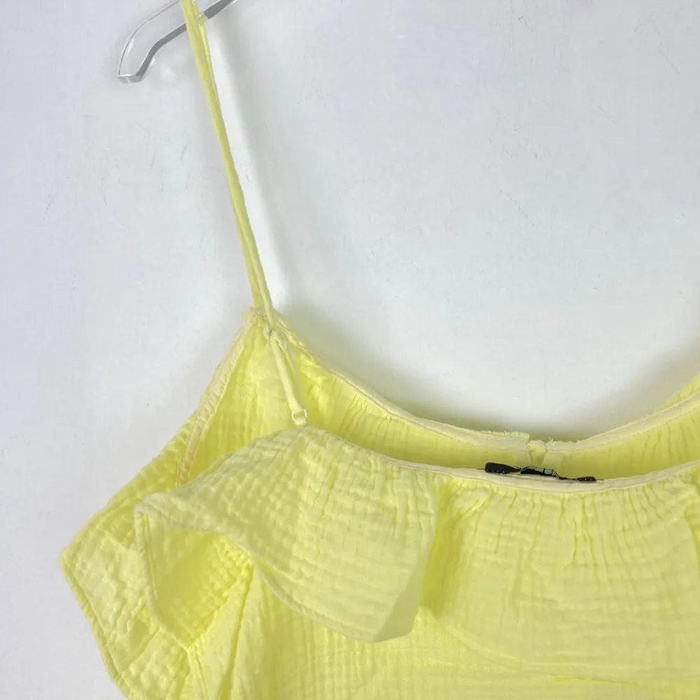 NWT J. Crew Ruffle Soft Gauze Camisole in Crisp Aloe Size XL NEW - Image 11