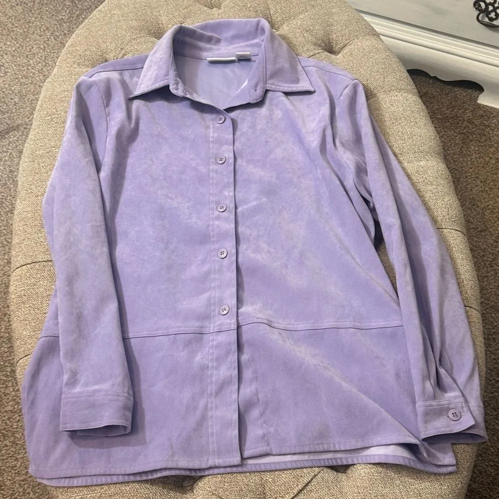 Faux Suede Shirt/Shacket‎ - Image 7