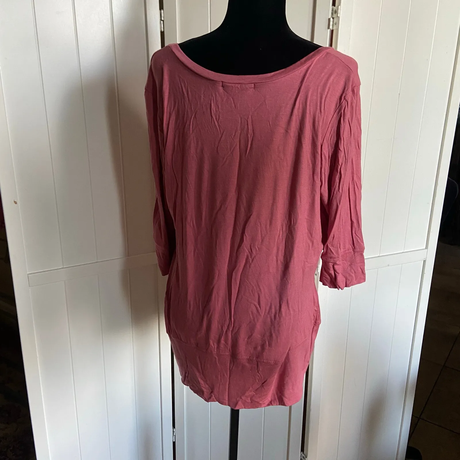 Zip Code Womens Top Size‎ PXL Mom of the Year Tunic Knit Top Petite XL NEW Pink Size undefined - Image 2