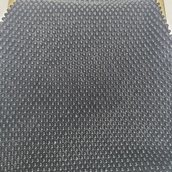 Vintage Black With Gold-Tone Hardware Seed Bead Evening‎ Bag - Image 5