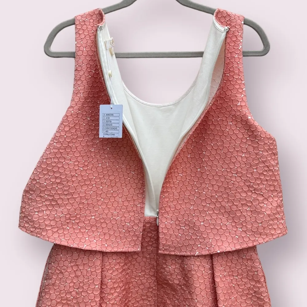 Anthropologie Erin by Erin Fetherston Coral Tiered Shift Dress - Image 12