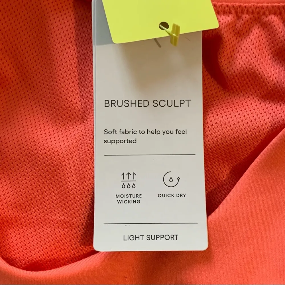 All in motio, sports bra, Coral Peak, brush sculpt Size XS - Image 3