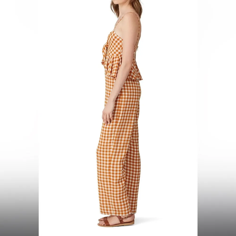 Saylor  Laken Gingham Jumpsuit - Image 3