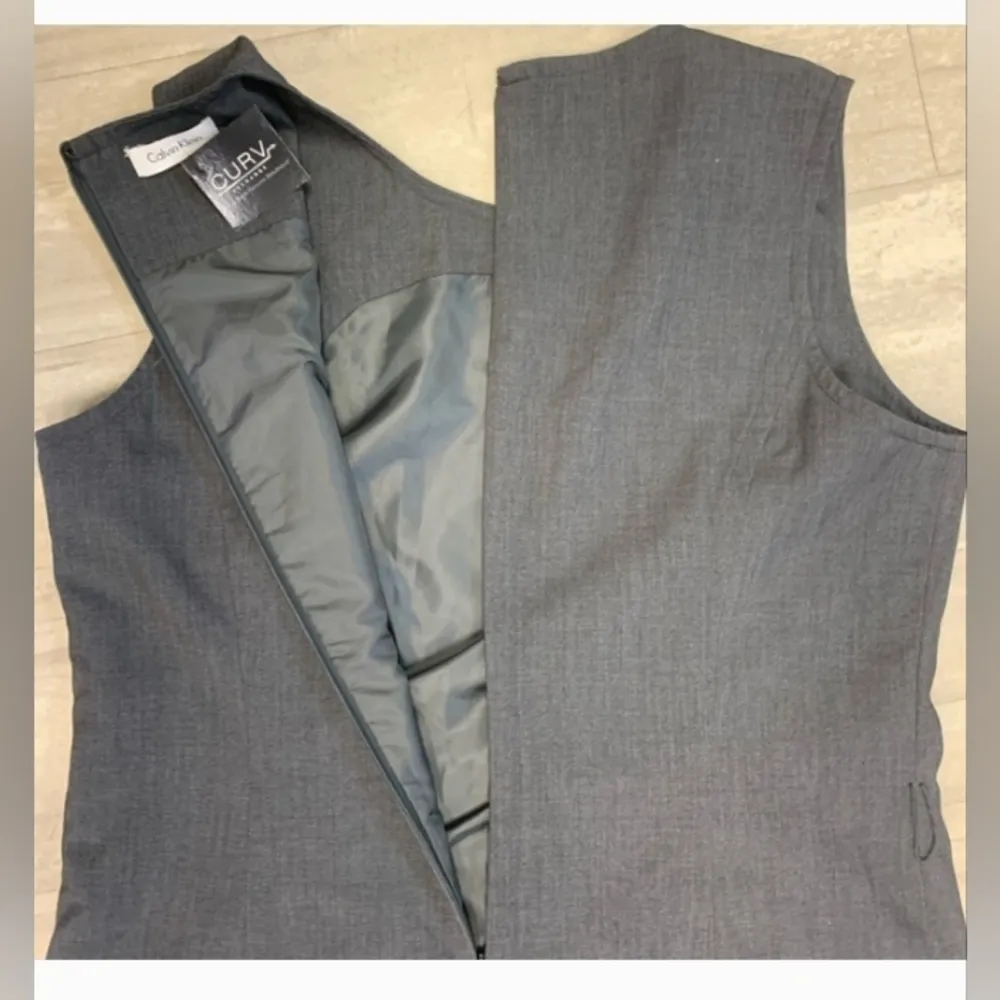 Women’s Calvin Klein Sleeveless Sheath Dress Black Size 14 - Image 9