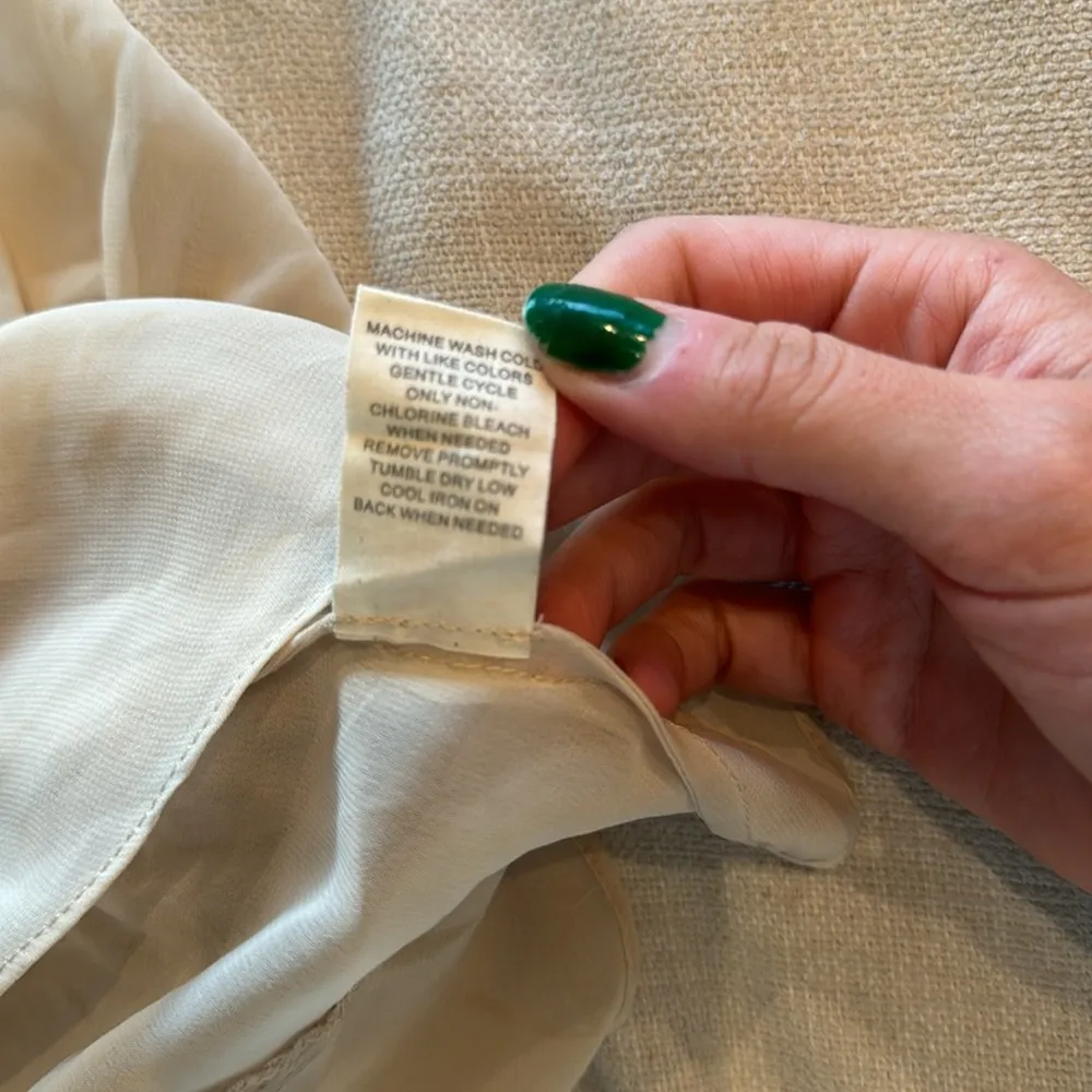 Macy's flirty shimmery nude layered tank - Image 4