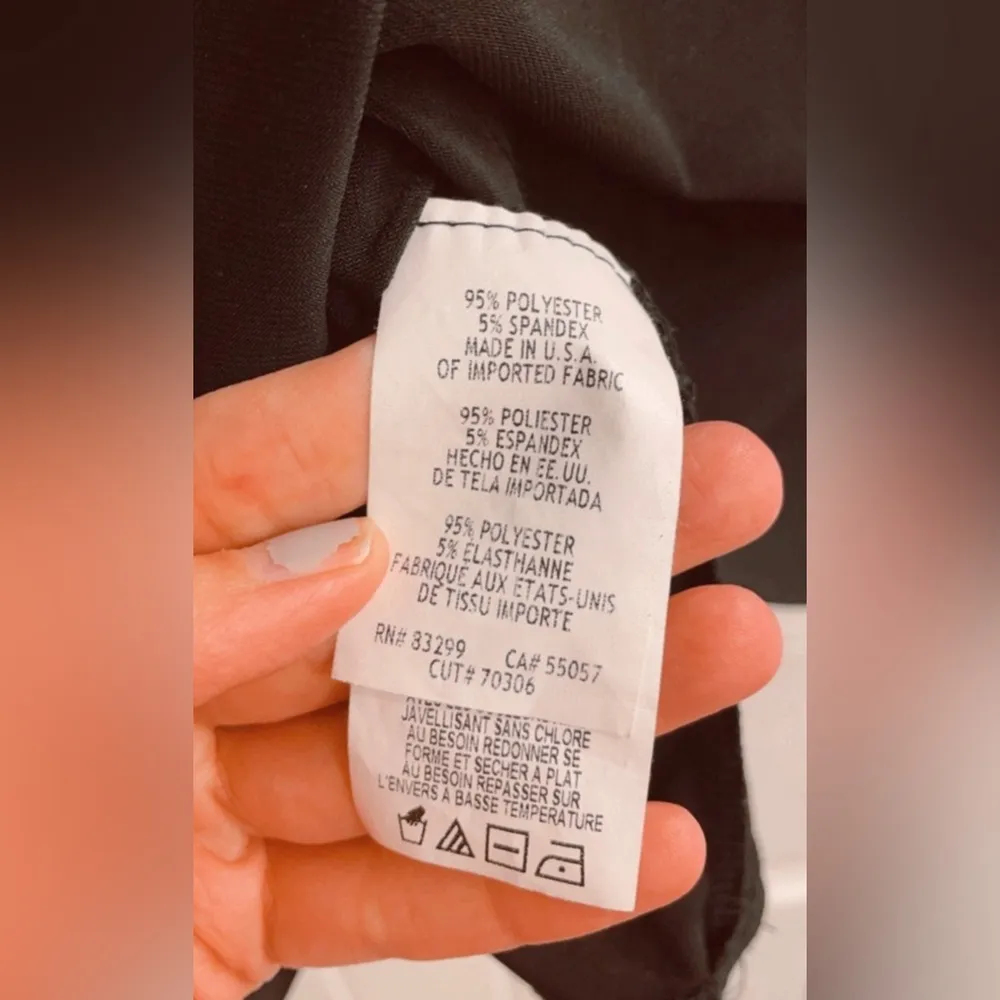 Women’s simple mocked neck black dress- small - Image 3