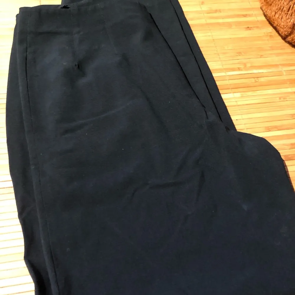 Piazza Sempione black wool pants side zip US 8 - Image 5