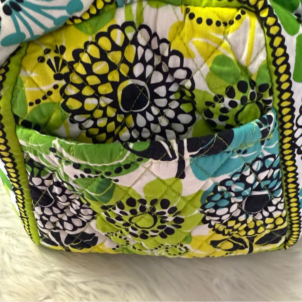 Vera Bradley Limes Up Quilted Duffel Bag (Retired Pattern) - Image 2